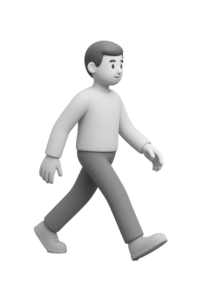 man walking background image